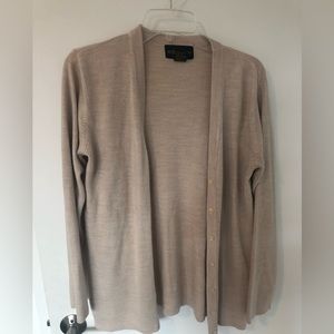 Cream colored cardigan